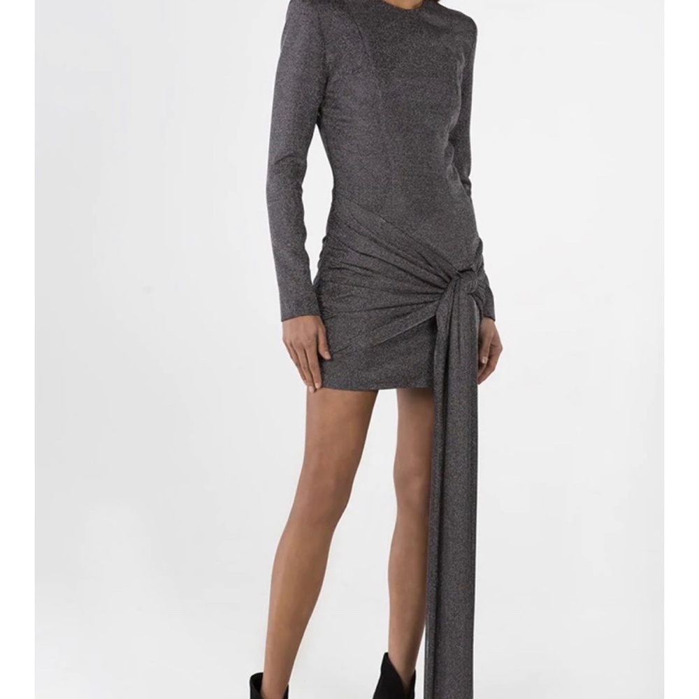 NWOT Long Sleeve Mini Dress with Optional Tie Waist